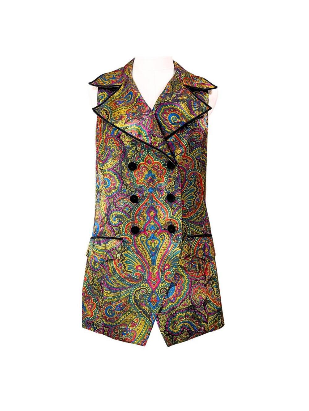 Jeremy Scott Braemar Paisley Vest Multicolour L
